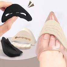 2PCS Women High Heels Forefoot Pad Boots Cushioning Half Insoles Reduce Shoe Size Fore Foot Pad Lightweight Protective Shoes Inserts Soft Sponge Shoe Toe Inserts For High Heels & Nurse Shoes, Adjustable Toe Filler, Shoe Size Adjuster, Anti-Slip Shoe Accessories, Comfort Padding For Tight Shoes, Foot Pain Relief, Shoe Gap Fillers For Women & Men,Mother's Day Gift,Bedroom Decor,Garden,Kitchen Decor,Summer,Beach,Travel Essentials,Room Decor,Squishy,Graduation - Shoe Toe Plug - View 1