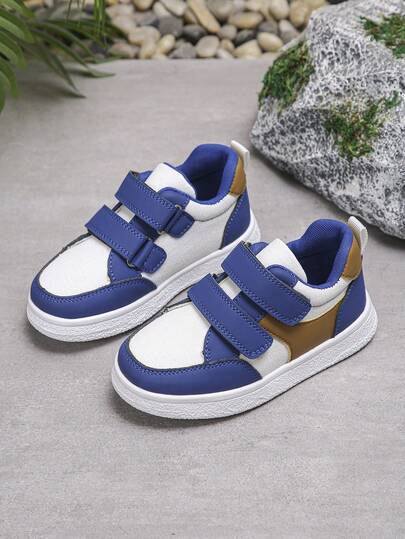 1 Pair Unisex Children/Student Flat Shoes, Fashion Contrast Color Minimalist Versatile Casual Sneakers, Soft Sole Comfortable For Daily Wear