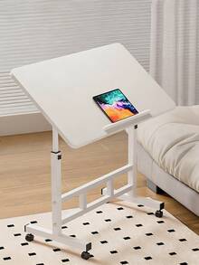 1 pieza Escritorio portátil para laptop, mesa de noche simple para estudiantes en el hogar, escritorio plegable y ajustable para escribir para apartamentos de alquiler - Multicolor - Ver 11