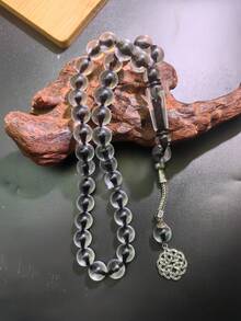 1串45颗穆斯林念珠，中东阿拉伯风格，优质树脂材质，男女通用日常祈祷念珠 - 彩色 - 查看 9