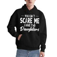 "LET ME ASK MY WIFE" - Men's Long-Sleeved Sweatshirt, Loose Fit, Suitable For Autumn And Winter Wear, Pullover. - Black - View 1