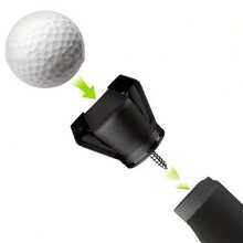 1 chiếc dụng cụ nhặt bóng golf mini cầm tay chống gỉ, có đầu kẹp xoắn ốc 3 càng và đầu hình cánh hoa. - Nhiều màu - Xem 4