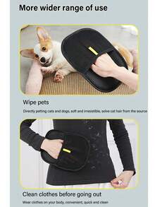 Pet Grooming Gloves Static Dedusting Brush Pet Hair Remover Brush Removing Dog Cat Hair From Sofa Carpet Clothes Tool Supplies - Multifunctional Hair Removal Gloves - View 10
