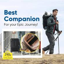 Straight-Grip Aluminium Alloy Outdoor Walking Stick, Telescopic Travel Walking Stick, Hiking Stick And Mountaineering Walking Stick - 26吋可伸縮 - 查看 4