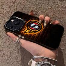 Logotipo S brillante sobre fondo de ladrillo. Este elegante estuche es compatible con Samsung, Apple, VIVO, OPPO, , Transsion, ,  y Honor. Fabricado en silicona TPU, ofrece protección contra golpes y caídas, además de una sensación superior. Es un regalo ideal para familiares, amigos y seres queridos, y una opción perfecta para San Valentín y Año Nuevo. - Negro - Ver 5
