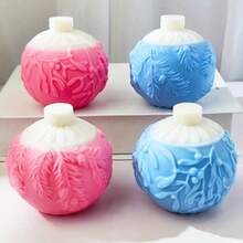 New Willow Branch, Pine Needle Floral Ball DIY Handmade Fragrance Plaster Multifunctional Silicone Mold - White - View 2