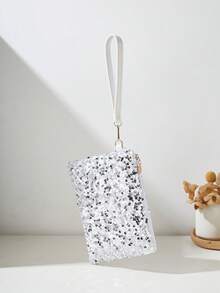 Sequin Women's Envelope Bag, Small Handbag, Clutch, Phone Pouch, Coin Purse - Multicolor - View 13