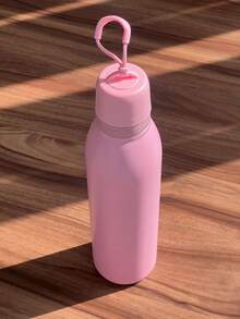 Botella Térmica Termo 750 ml Frío y Caliente con Popote | Acero Inoxidable, Hermética, Reutilizable, Ideal Agua Café Bebidas - Lila Púrpura - Ver 3