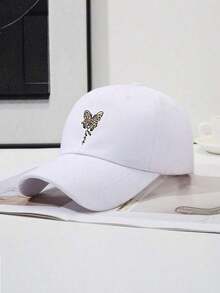 1pc Women's Fashion Leopard Print Bow Decor Adjustable Baseball Cap, Casual Minimalist Style Suitable For Daily And Outdoor Wear, Classic Retro Soft Sweatband Lightweight Sun Protection, Perfect Gift For Family And Friends - 彩色 - 查看 2