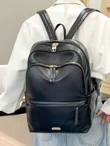 Waterproof Large Capacity Backpack, Fashionable & Versatile - Black - View 4