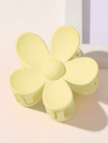 1个可爱花朵爪夹，简约时尚，百搭发夹，适合女孩佩戴 - 彩色 - 查看 9