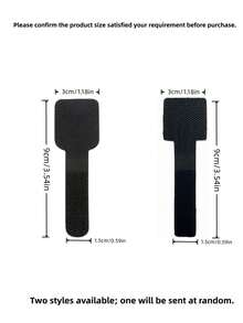 1/5/40/50pcs Nylon Self-Adhesive Cable Clips, Multipurpose Desktop Cable Organizer Clips, Hook And Loop Cable Ties, Strong Adhesive Wire Organizers, Suitable For Under Desk Cable Management, Versatile Cable Fixers, Home And Office Wire Management, Back To School Essential - Black - View 9