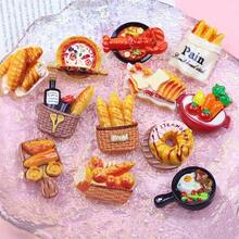 8pcs Creative Food Shaped Refrigerator Magnets - Realistic 3D Resin Kitchen Decor, Assorted Designs (Pizza, Sushi, Donut) - Oval Plastic Magnets, Suitable For Refrigerator, 14+ Years Old, Food Themed Magnets, Fun Design, Textured Surface, Detailed Craftsmanship - A - View 10