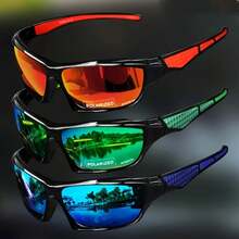 1/3 Uds gafas de sol polarizadas deportivas para hombres visión nocturna ligera gafas masculinas ciclismo conducción pesca gafas de sol de espejo de moda CWCZ - 3 piezas-4 - Ver 2