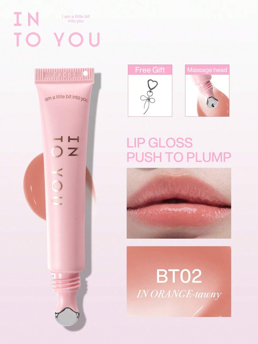 INTO YOU INTOYOU Soft Tube Lip Gloss, Suitable For Daily Use - BT02 - View 1