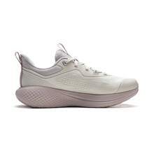 LI-NING SOFT GO 3 Women's Casual Sneakers, Reflective Soft Comfort Walking Shoes AGLW002 - Stalactite Gray/Silverfish Gray - View 4