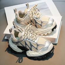 2026 Spring New Kids Cartoon Animal City Print Breathable Lightweight Casual Shoes For Boys And Girls - Beige - View 4