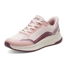 Skechers BOBS SQUAD 4 女士休闲运动鞋，轻便舒适，适合日常休闲穿着，货号：117741-PKMT - 粉紅色/多彩色 - 查看 3