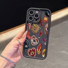 Einfache und stilvolle Handyhülle mit kreativen Mustern für iPhone 11/12/13/14/15/17 und Pro/EPlus/Pro Max, Galaxy S22/S23/S24/S25/Ultra/FE/EDGE und andere Modelle. Als Feiertagsgeschenk für Familie und Freunde, für Kinder, geeignet für Feiertage, Geburtstag, Valentinstag und andere Anlässe. - Verschiedenfarbig - Übersicht 8