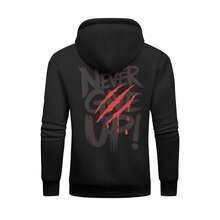 "LET ME ASK MY WIFE" - Men's Long-Sleeved Sweatshirt, Loose Fit, Suitable For Autumn And Winter Wear, Pullover. - Black - View 2