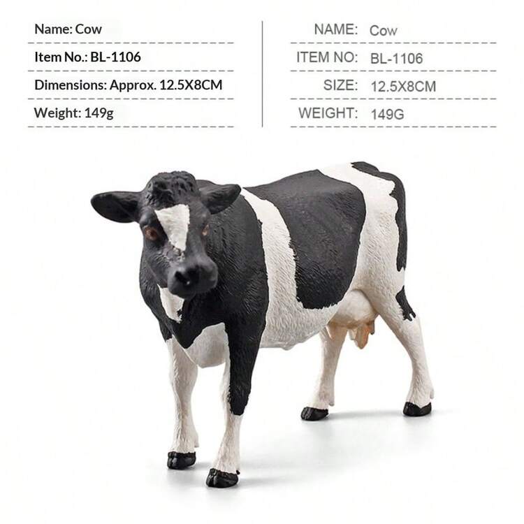 Realistic Farm Animal Model - Water Buffalo, Mini Bull, Rhinoceros, Yak - Early Education Toy, Romantic Couple Game, Cat Gift, Women/Men's Game, Christmas, Toy, Demon, Interactive, Party Game, Birthday/Holiday/Perfect Gift - Multicolor - View 15