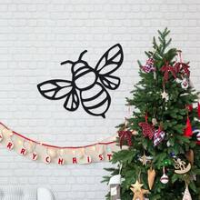 1pc Metal Enchanting Bee Hive Sign Set - Farmhouse Chic Metal Wall Art - Durable Iron Craft For Lovers Nursery - C - View 9