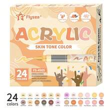 New 24/12 Color System, 72 Colors/48 Skin Tones + 72 Colors Painting Markers, Direct Liquid Acrylic Markers, 36 Skin Tones + 36 Macaron Colors, Painting, Coloring, Professional Art Tools, Holiday Gifts For Halloween, Christmas, Easter Coloring - Bút đánh dấu acrylic lỏng trực tiếp - Xem 26