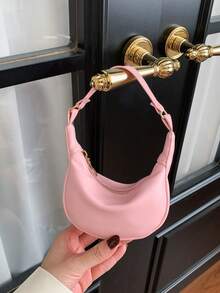 1pc Mini Lipstick Handbag, Zipper Closure, Solid Color, Fashion For Teenagers, Suitable For Ramadan, Shopping, Gathering, Party, Daily Use - A - View 8