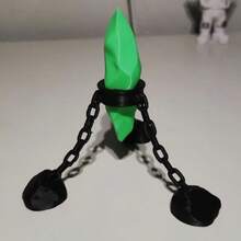 3D Printed Floating Crystal Terrain Props Suitable For Tabletop Games - Multicolor - View 3