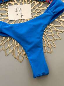 Swim 2 Pieces Geometric Pattern Drawing Tropical Flower Print Casual Cute Elegant Sexy Bohemian Sash Bikini Beach Vacation Spring And Summer Season Women's Set Beach Wear Beach - Purple - View 6