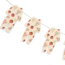 Pizzeria Baby Shower Banner - Pizza Party BabyShower Decorations,Pizza Garland,Gender Reveal Banner - Multicolor - View 3