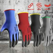 JOISIV PU Coated Work Gloves, Non-Slip Durable Gloves, Lightweight Breathable Knit, Suitable For Construction, Industrial, Warehousing, Gardening, Home Repair, Assembly And General Tasks, Unisex - 16 PCS - View 2