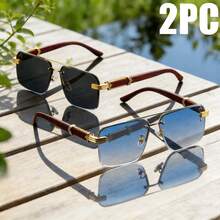 2副男士休闲时尚眼镜 - 彩色 - 查看 2