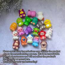 Bộ đồ chơi bóp mềm hình động vật, 4/16/32/48 món, thích hợp làm quà tặng trứng Phục Sinh, phần thưởng trong lớp học, quà tặng tiệc tùng, quà nhét túi quà, màu sắc và kiểu dáng ngẫu nhiên. - phong cách động vật - Xem 9