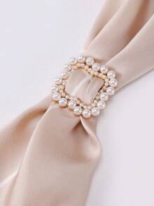 1pc Asymmetrical Metal Custom Designed Large Hijab Scarf Clip Holder Women Brooch - Multicolor - View 11