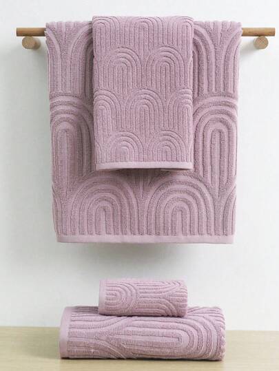 QIBHI 3/2/1pc 100% Cotton Jacquard (Lightweight) Fabric, Not Thick, Towel/Or Bath Towel, Multiple Sizes Available, Convenient For Home Use, Travel, Guest Use, Cotton Terry, Absorbent Soft Home Face Towel Or Bath Towel, Suitable For Bathroom, Hotel, Gym, Travel, Gifts, Salon, Sports, Outdoor, Beach, School, Back To School, Travel Accessories, Home Essentials, Towels, Skin Care