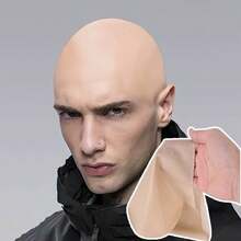 Realistic Bald Cap - Men's Latex Bald Cap, Lightweight And Comfortable, Suitable For Makeup Parties, Pranks, Stage Performances - Wig Styling, Novelty Props Or Events (Unisex) - Multicolor - View 1