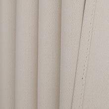 Cortinas opacas de algodón de color liso - Caqui - Ver 4