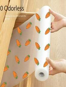 1pc Waterproof Drawer Liner Paper, Thickened Kitchen Cabinet Anti-Oil Anti-Moisture Sticker, Wardrobe Shoe Cabinet Dirt Protection Mat,Cute Stuff - A - View 10
