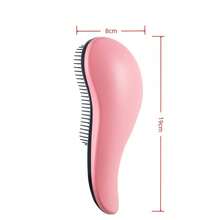 2支装成人美发梳套装 - 绿色和粉色美发梳，适用于湿发/卷发/浓密头发，轻柔按摩头发和头皮 - 彩色 - 查看 11