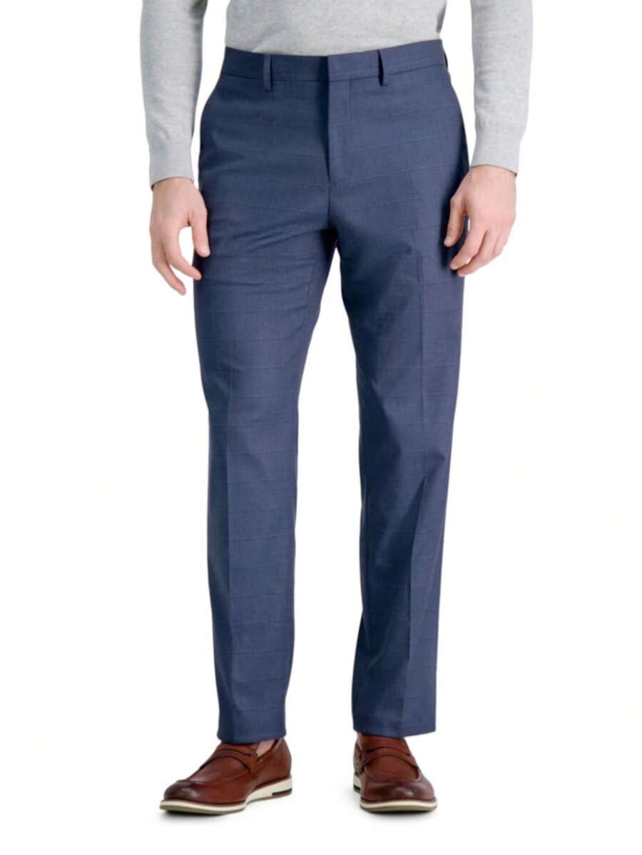 Men's Tailored Dress Pants - Màu xanh hải quân - Xem 1