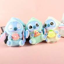1pc Stitch "Must Eat" Series Ceramic Figurine, Cute Stitch Statue, Popular Plush Doll, Game Peripheral, Back To School Gift, Figurine Model, Tap Lightly, Stationery, Anime Character, My Growth, School, Valentine's Day Gift - ADZYC - View 8