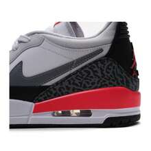 Zapatillas de baloncesto Air Jordan Legacy 312 Low para hombres, ligeras y cómodas para deportes casuales al aire libre, CD7069-113 - Blanco/Gris frío/Rojo infrarrojo 23/Negro/Gris salvaje - Ver 8