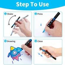 24/48/72/96 Colores Nuevos Bolígrafos de Purpurina Sólida, Doble Cabezal Bicolor, Punta de Pincel Suave, Bolígrafos de Purpurina Perlada Indescolorables, Bolígrafos Fluorescentes Coloridos Adecuados para Dibujar, Útiles Escolares, Papelería de Oficina, Decoración de Escritorio - Conjuntos - Ver 4