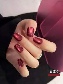 12毫升情人节高密度金红粉棕玻璃珠猫眼凝胶指甲油 2026 秋冬春季美甲美拉德琥珀凝胶美白百搭当季流行美甲艺术美甲沙龙居家DIY美甲用品 - 彩色 - 查看 16