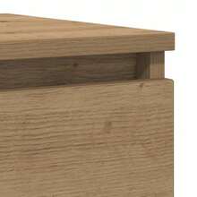 vidaXL Sideboard Artisan-Eiche 100x35x76 cm Holzwerkstoff - Gelb - Übersicht 9