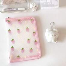 A7尺寸可移除贴纸簿，3D水晶浮雕气泡贴纸收藏册，可撕贴纸页贴纸本，透明卡套，照片收纳袋，笔记本，预算计划本，日记本，笔筒，办公用品。适合贴纸收藏家、学生、上班族、文具爱好者。 - 彩色 - 查看 4