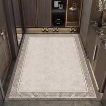 Brown Area Rug, European Style Carpet, Mat, Suitable For Living Room, Bedroom, Home, Hotel, Dining Room, Study - (5) - View 3