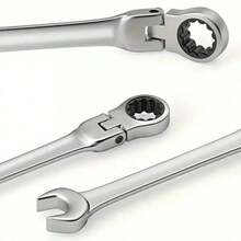 819毫米公制棘轮扳手，72齿钒钢棘轮扳手套装，带收纳盒 - 隨機款式扳手 - 查看 8