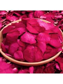 50/150/300/600/3000pcs Natural Dried Rose Petals: Wedding Confetti - Red - View 4